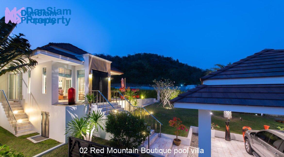 02 Red Mountain Boutique pool villa