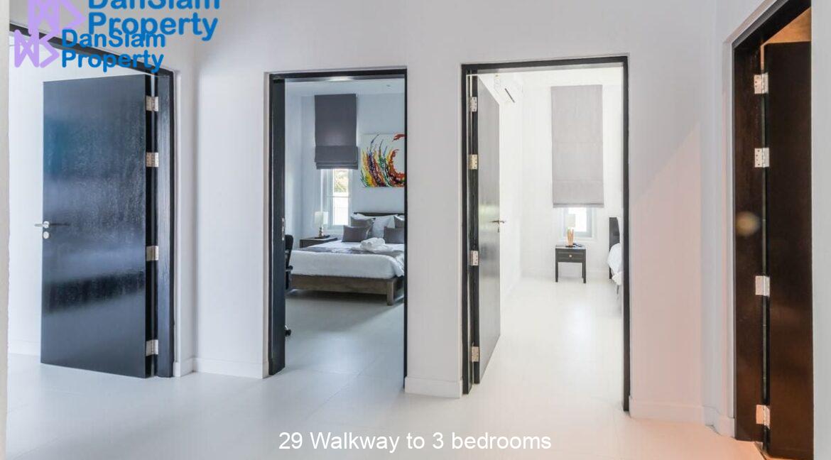 29 Walkway to 3 bedrooms