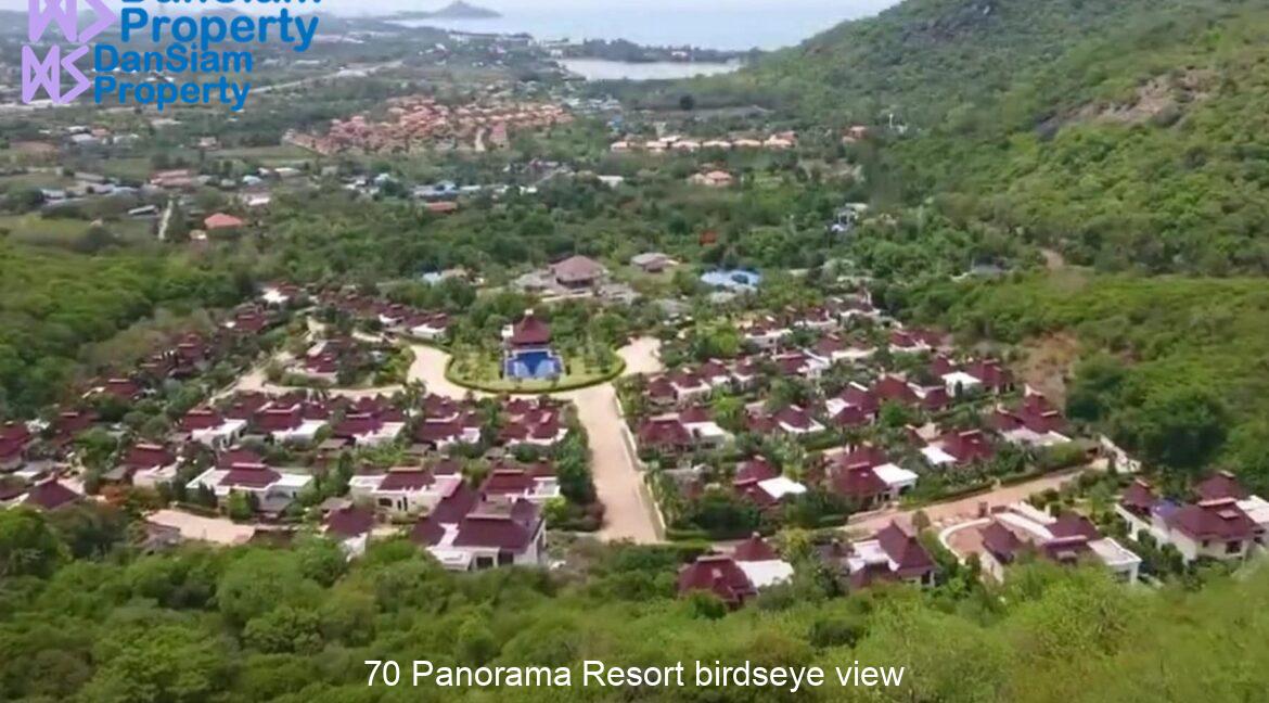 70 Panorama Resort birdseye view