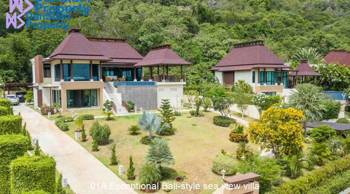 01A Exceptional Bali-style sea view villa