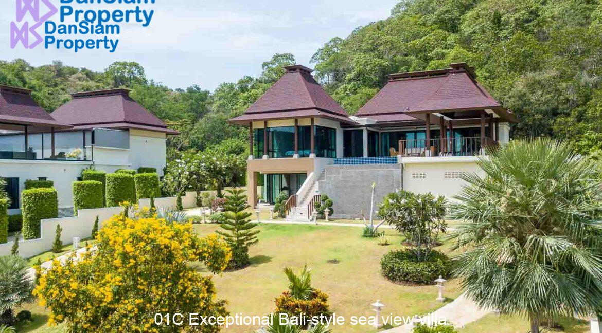 01C Exceptional Bali-style sea view villa