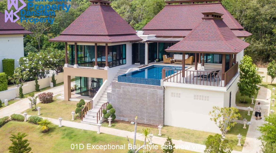 01D Exceptional Bali-style sea view villa