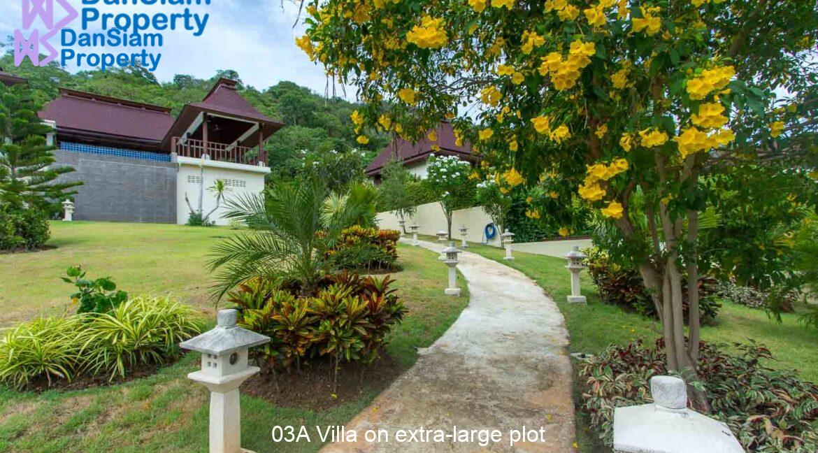 03A Villa on extra-large plot