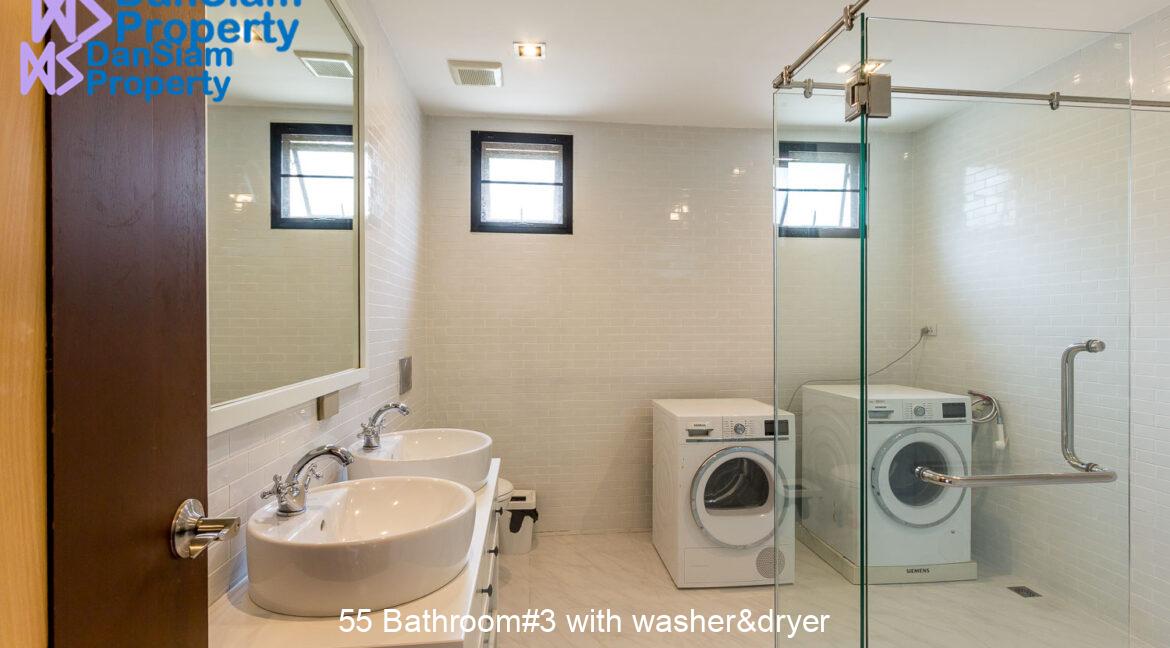 55 Bathroom#3 with washer&dryer