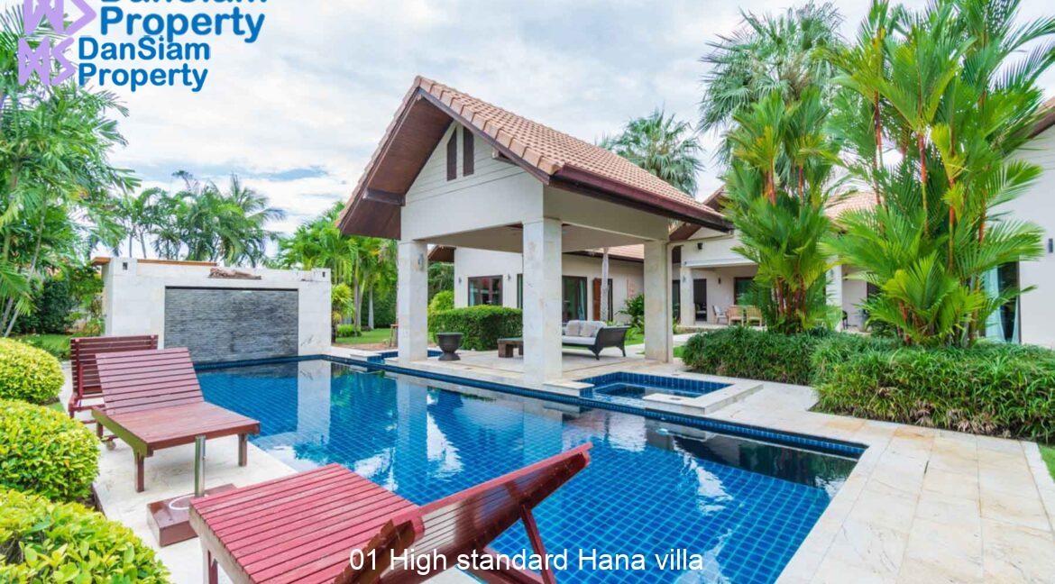 01 High standard Hana villa