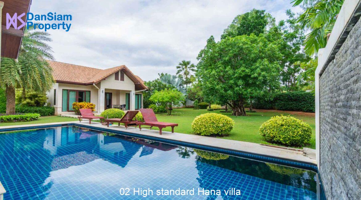 02 High standard Hana villa