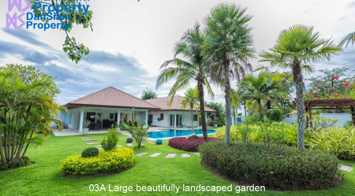 03A Large beautifully landscaped garden