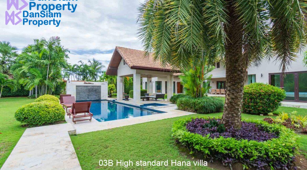 03B High standard Hana villa