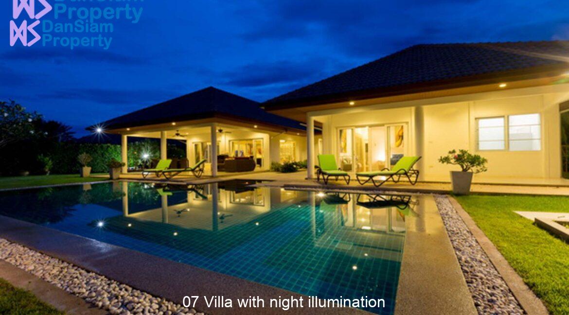 07 Villa with night illumination
