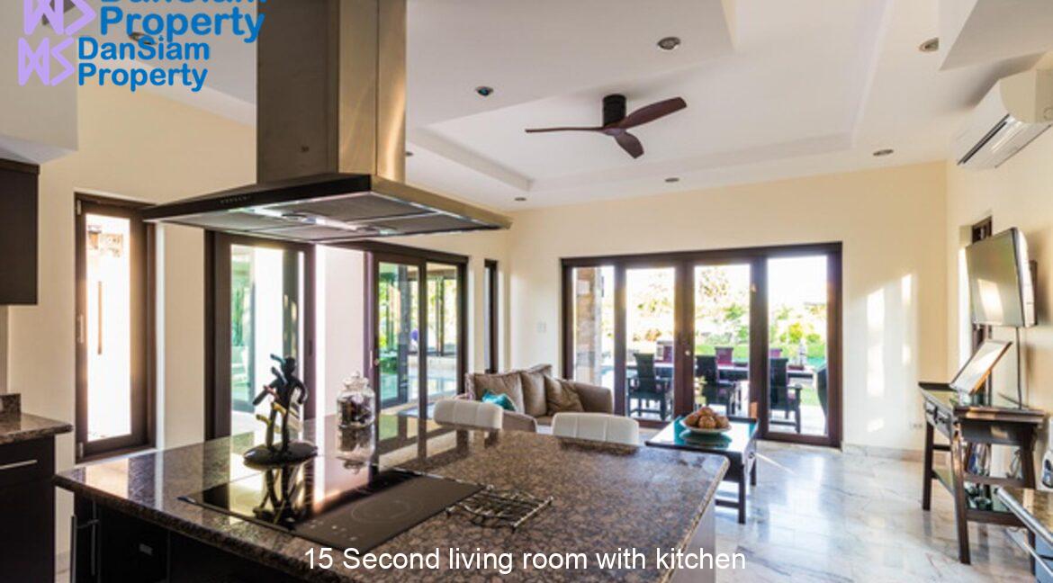 15 Second living room with kitchen