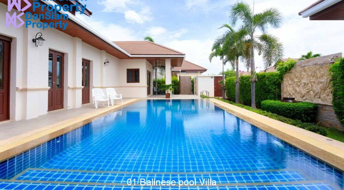 01 Balinese pool Villa