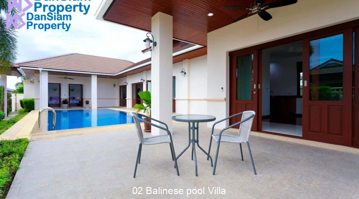 02 Balinese pool Villa