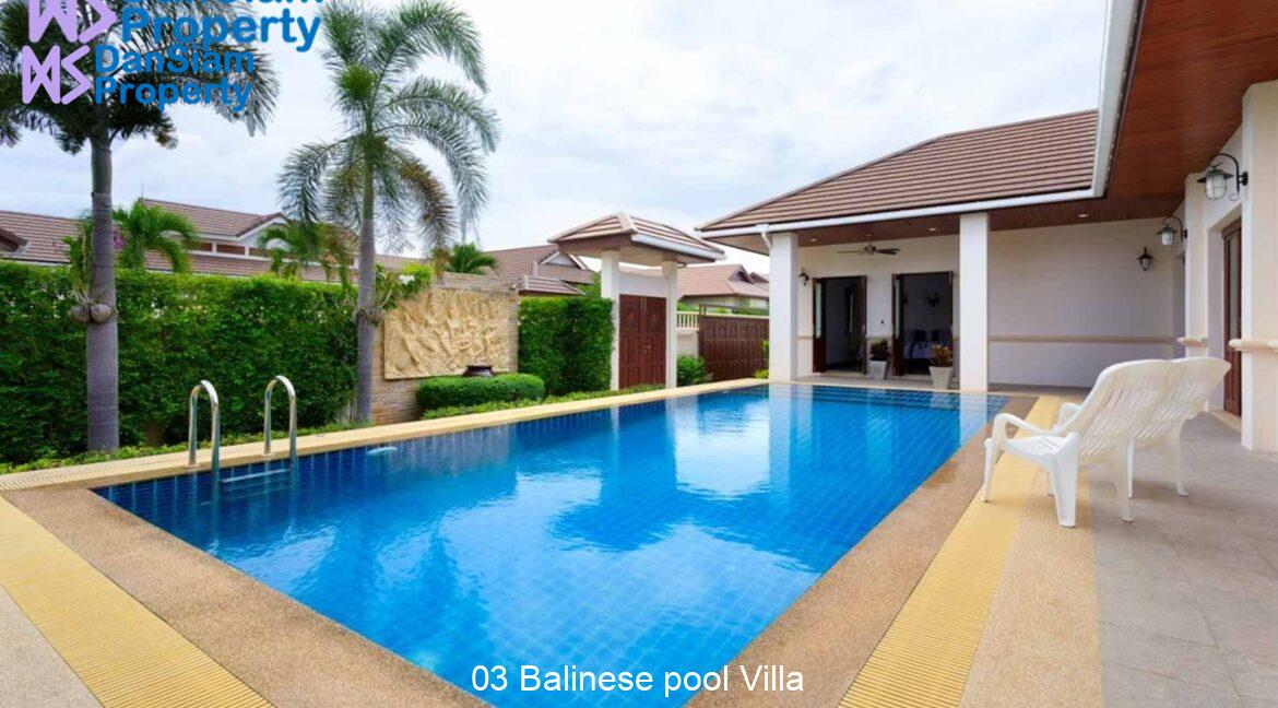 03 Balinese pool Villa