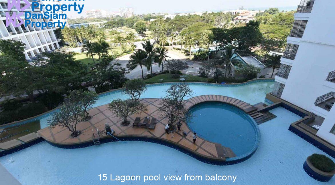 15 Lagoon pool view from balcony
