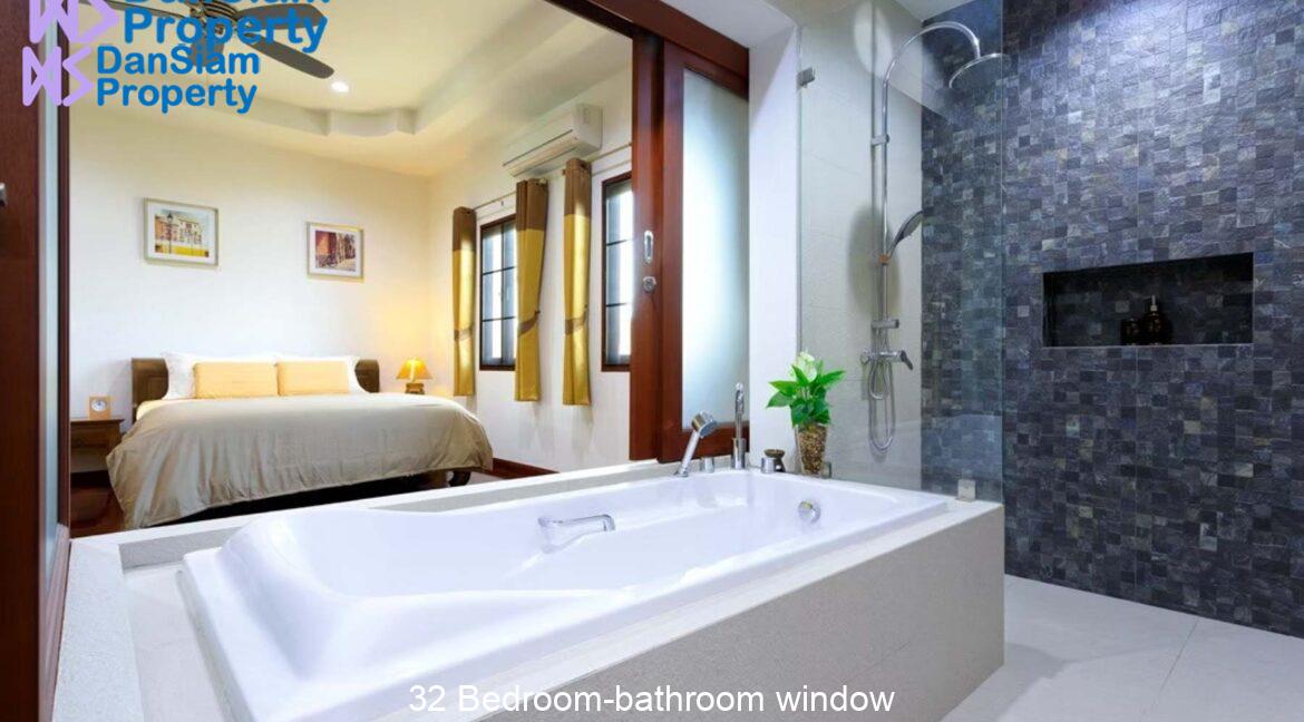 32 Bedroom-bathroom window