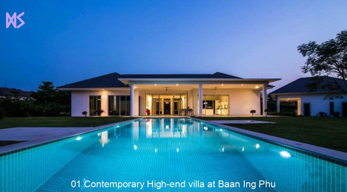 01 Contemporary High-end villa at Baan Ing Phu