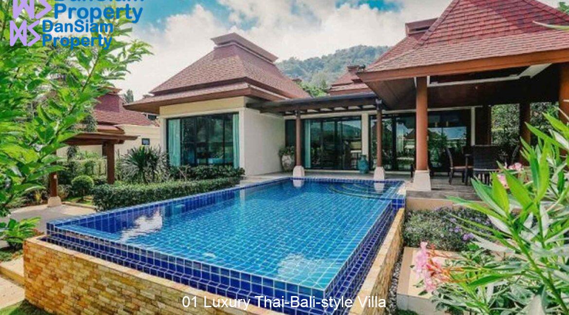 01 Luxury Thai-Bali-style Villa