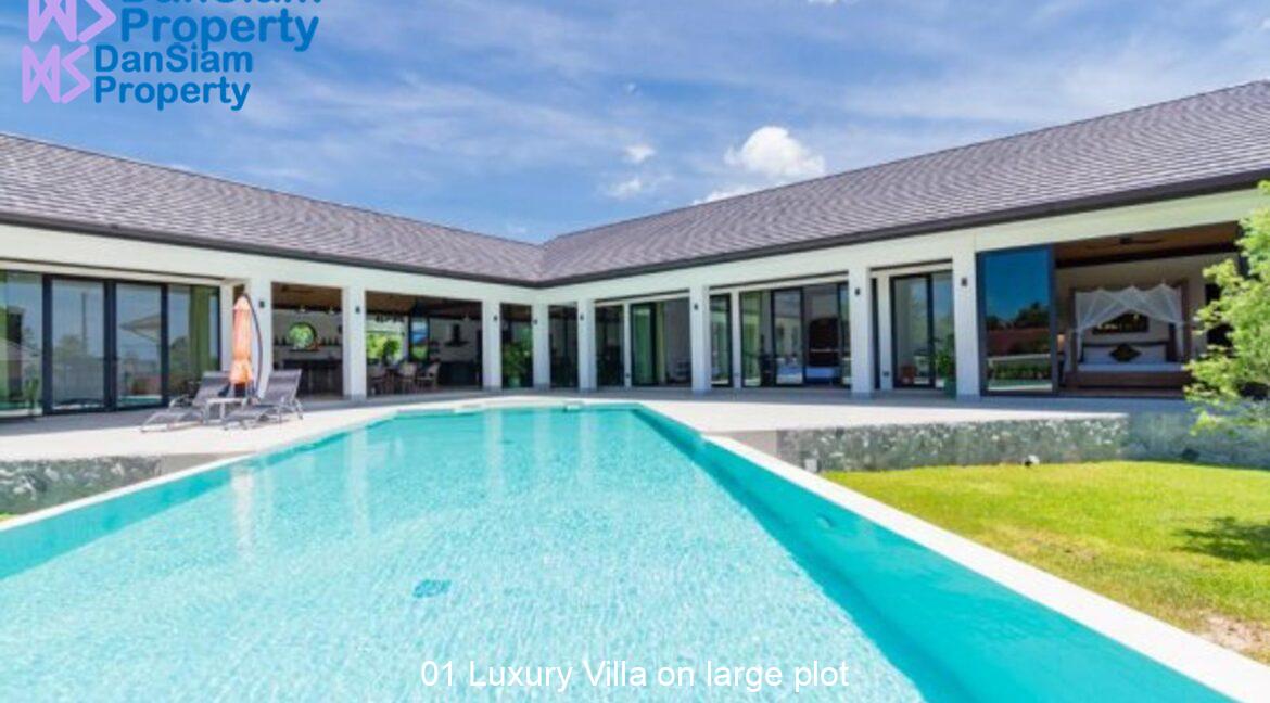 01 Luxury Villa on large plot