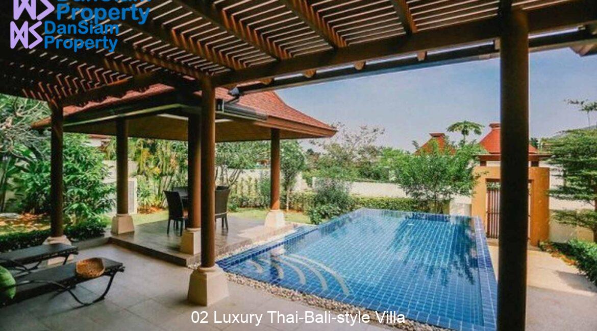 02 Luxury Thai-Bali-style Villa