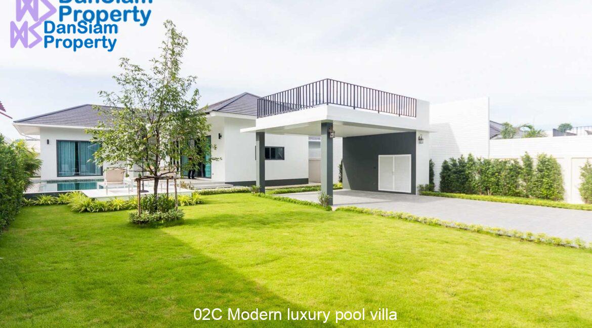 02C Modern luxury pool villa