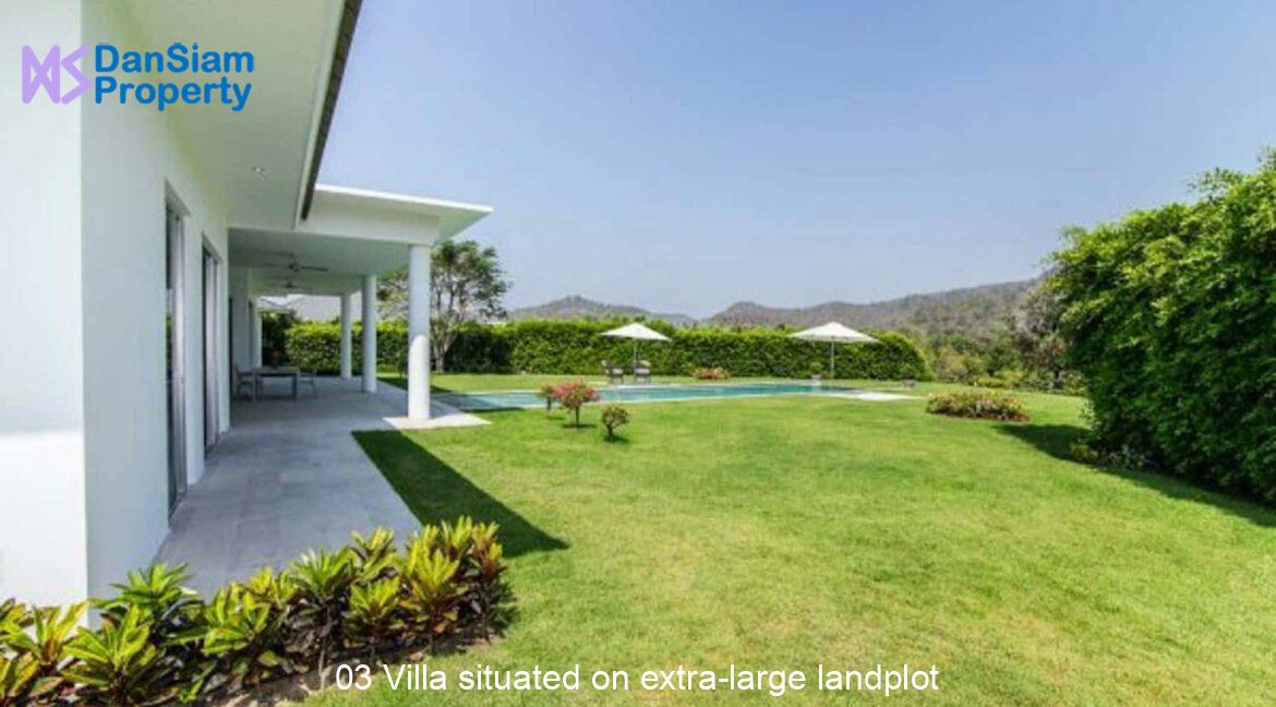 03 Villa situated on extra-large landplot