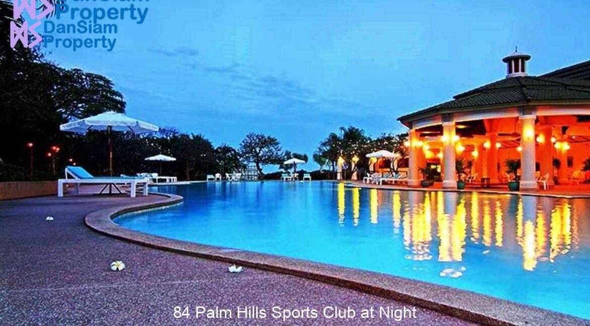 84 Palm Hills Sports Club at Night