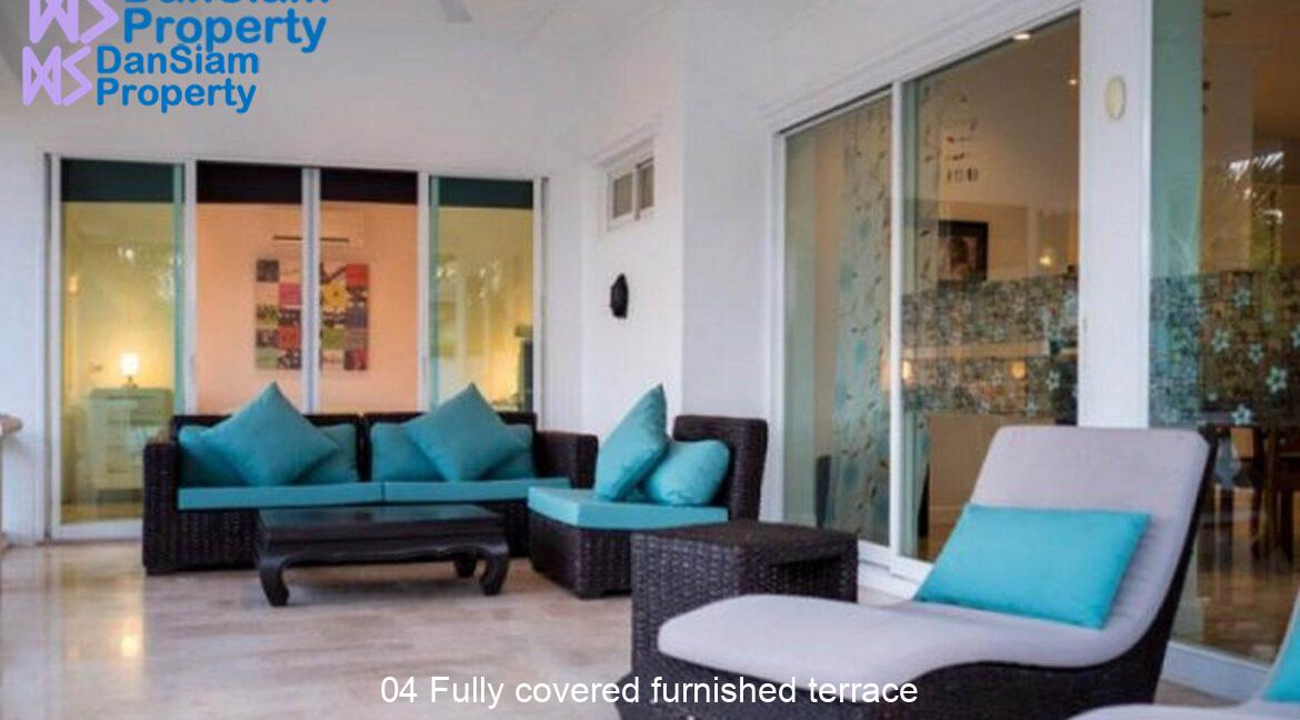 04 Fully covered furnished terrace