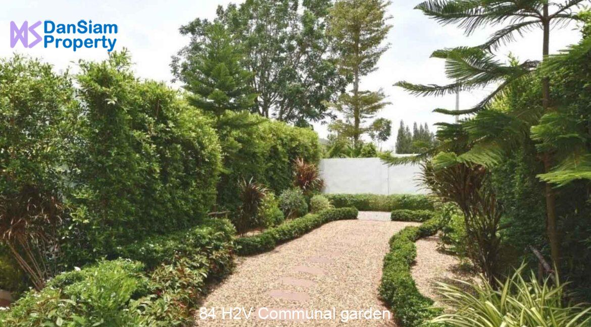 84 H2V Communal garden