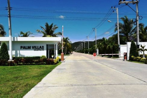 03A Palm Villas estate entry
