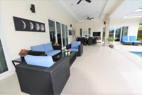 12 Covered fully furnished terrace