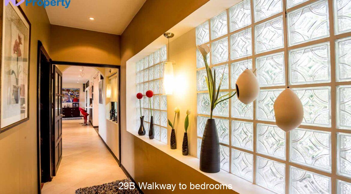 29B Walkway to bedrooms