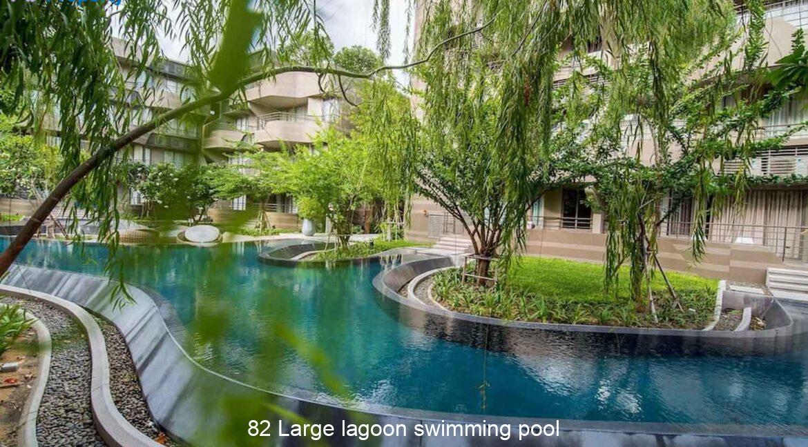 82 Large lagoon swimming pool
