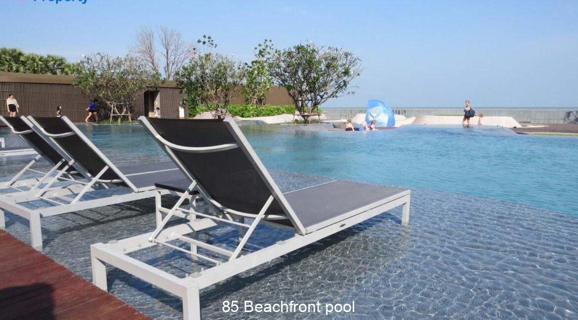 85 Beachfront pool