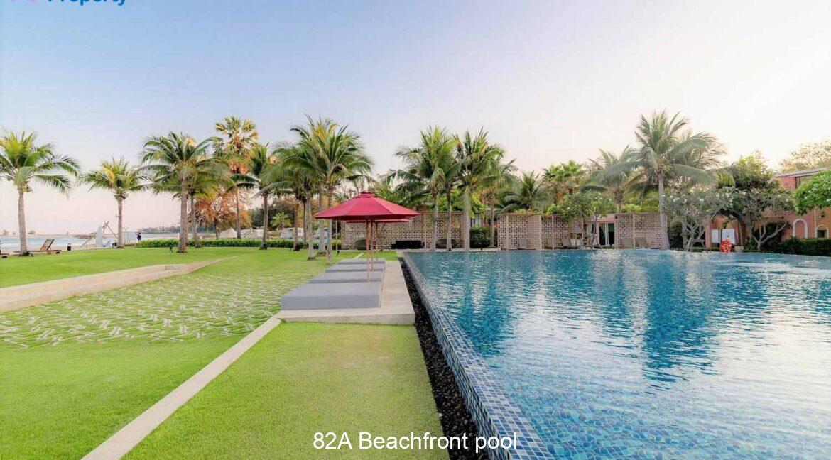 82A Beachfront pool