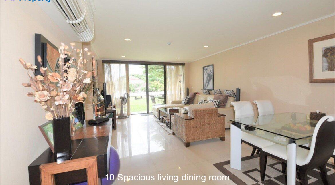 10 Spacious living-dining room