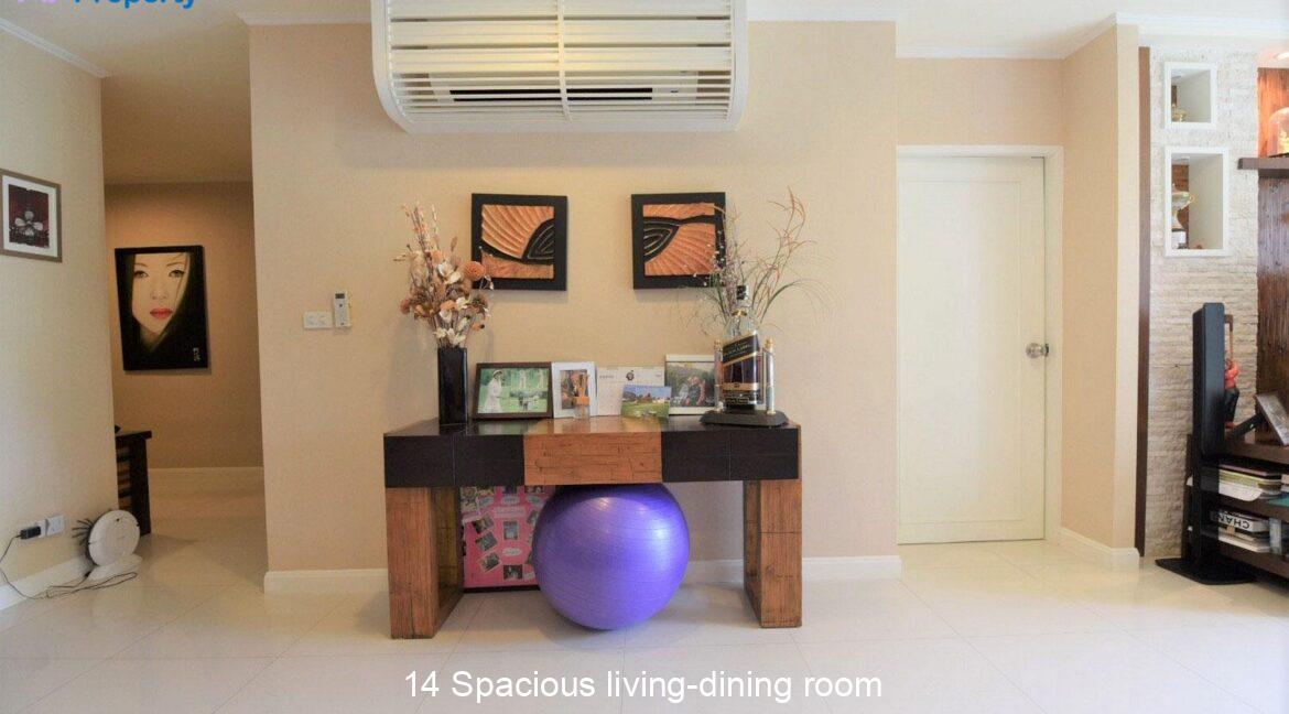 14 Spacious living-dining room