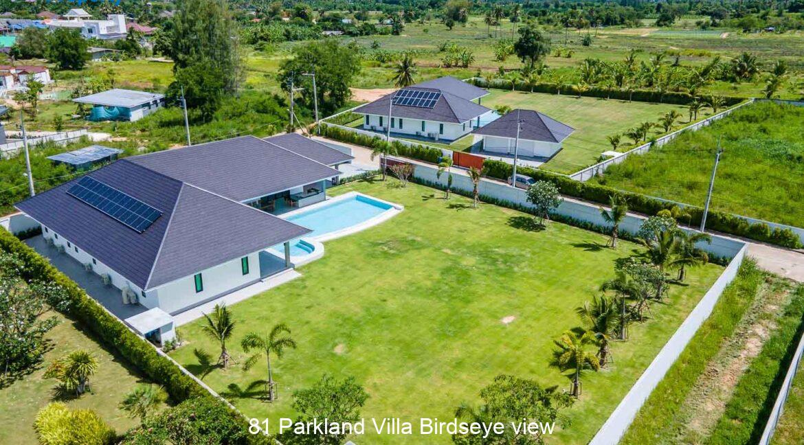 81 Parkland Villa Birdseye view