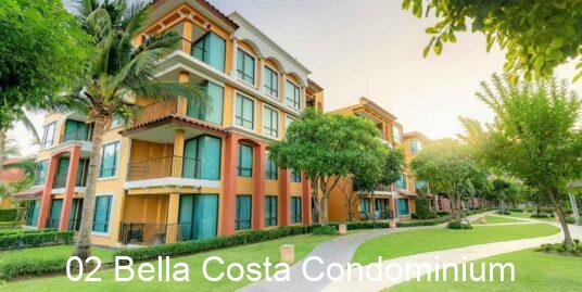 Beachfront 1-Bedroom Condo at Bella Costa Hua Hin (E402)
