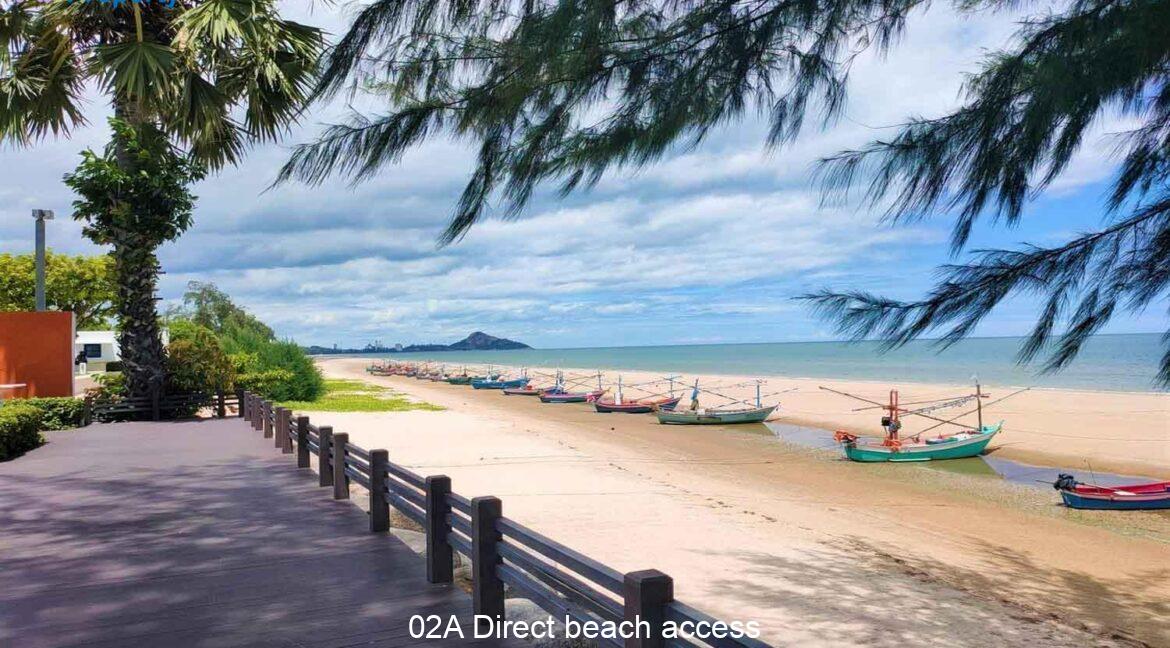 02A Direct beach access