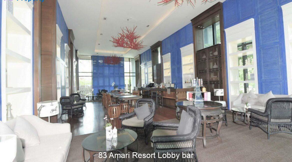 83 Amari Resort Lobby bar