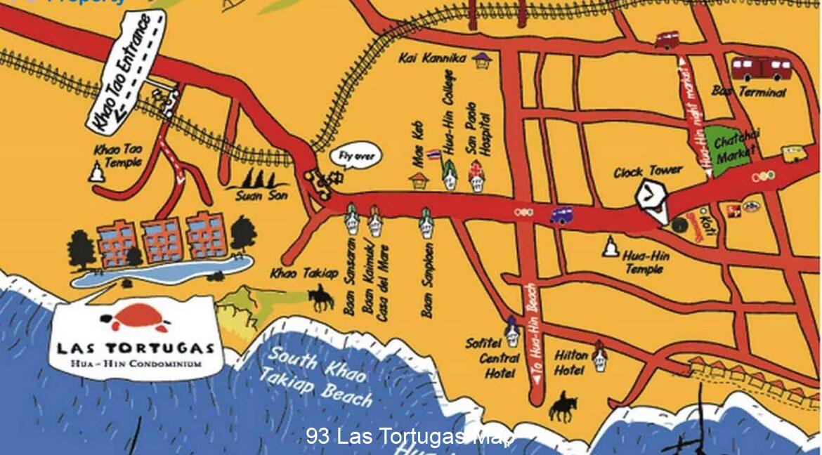 93 Las Tortugas Map
