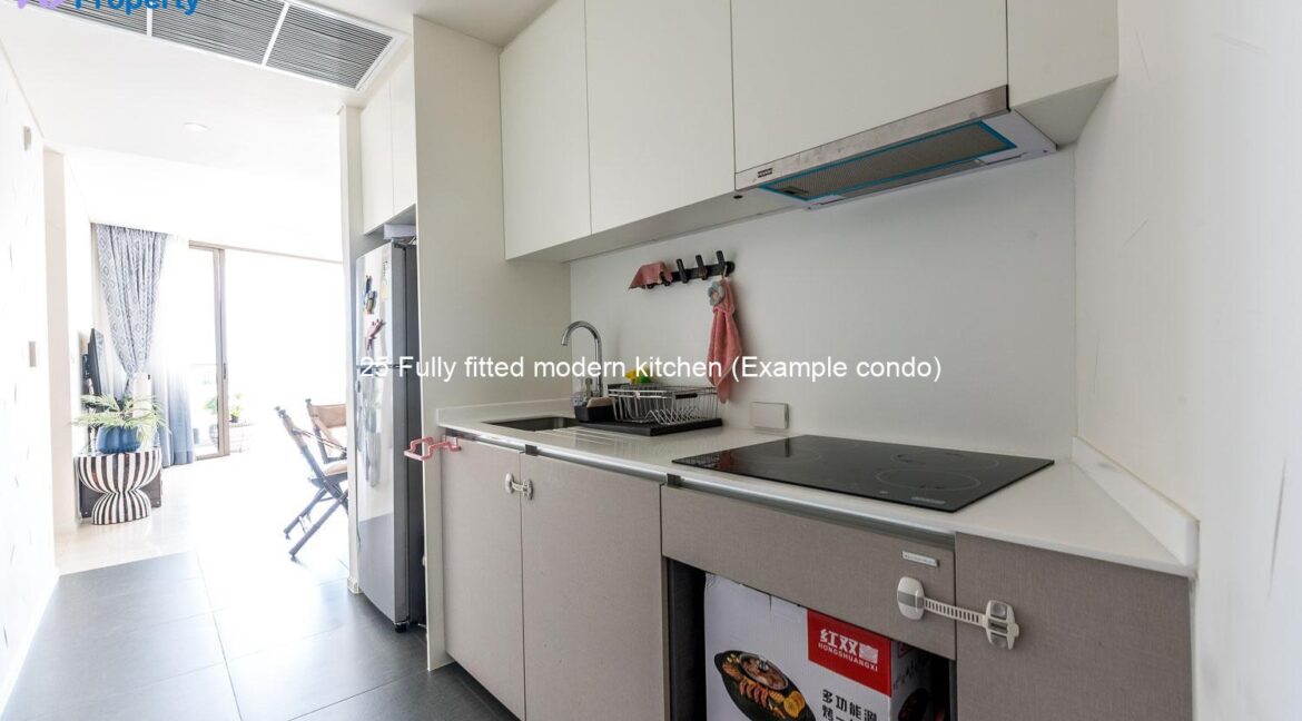 25 Fully fitted modern kitchen (Example condo)