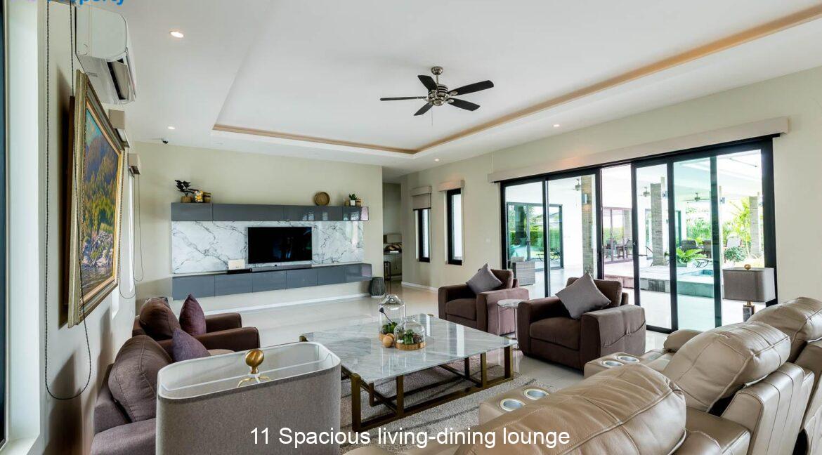 11 Spacious living-dining lounge