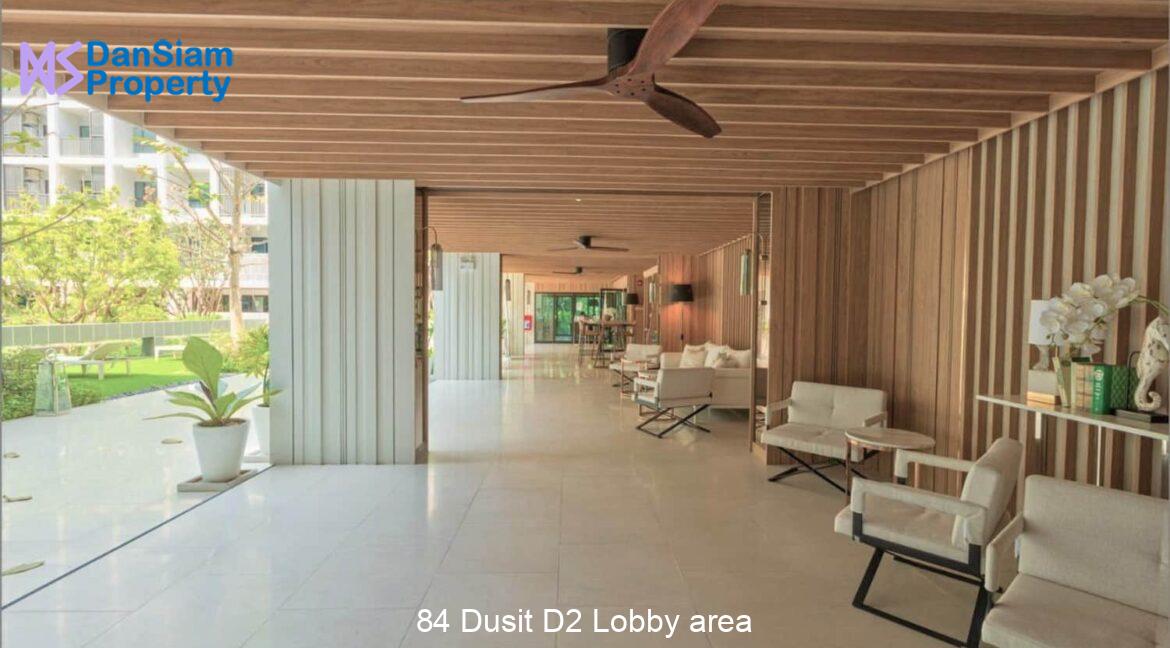 84 Dusit D2 Lobby area