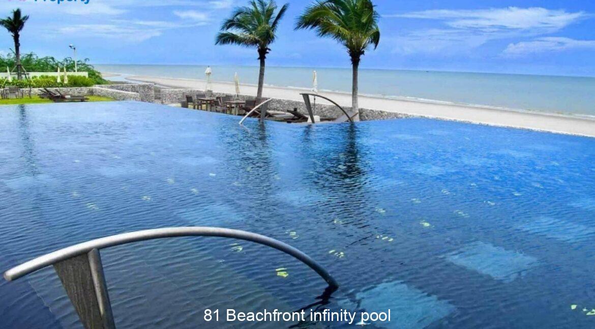 81 Beachfront infinity pool
