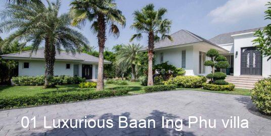 Luxurious High-end Pool Villa in Hua Hin at Baan Ing Phu