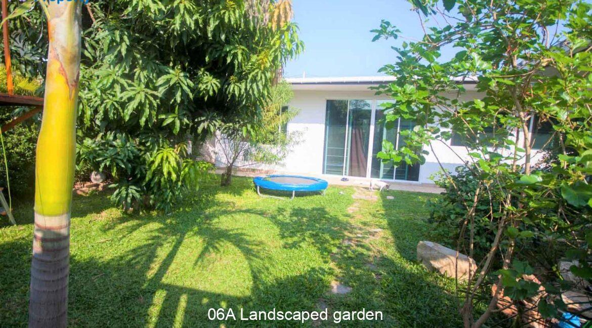 06A Landscaped garden