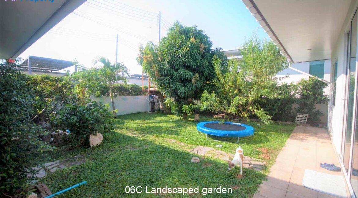 06C Landscaped garden