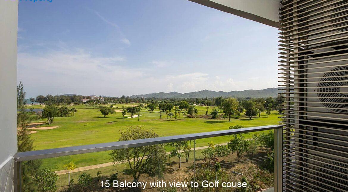 15 Balcony with view to Golf couse