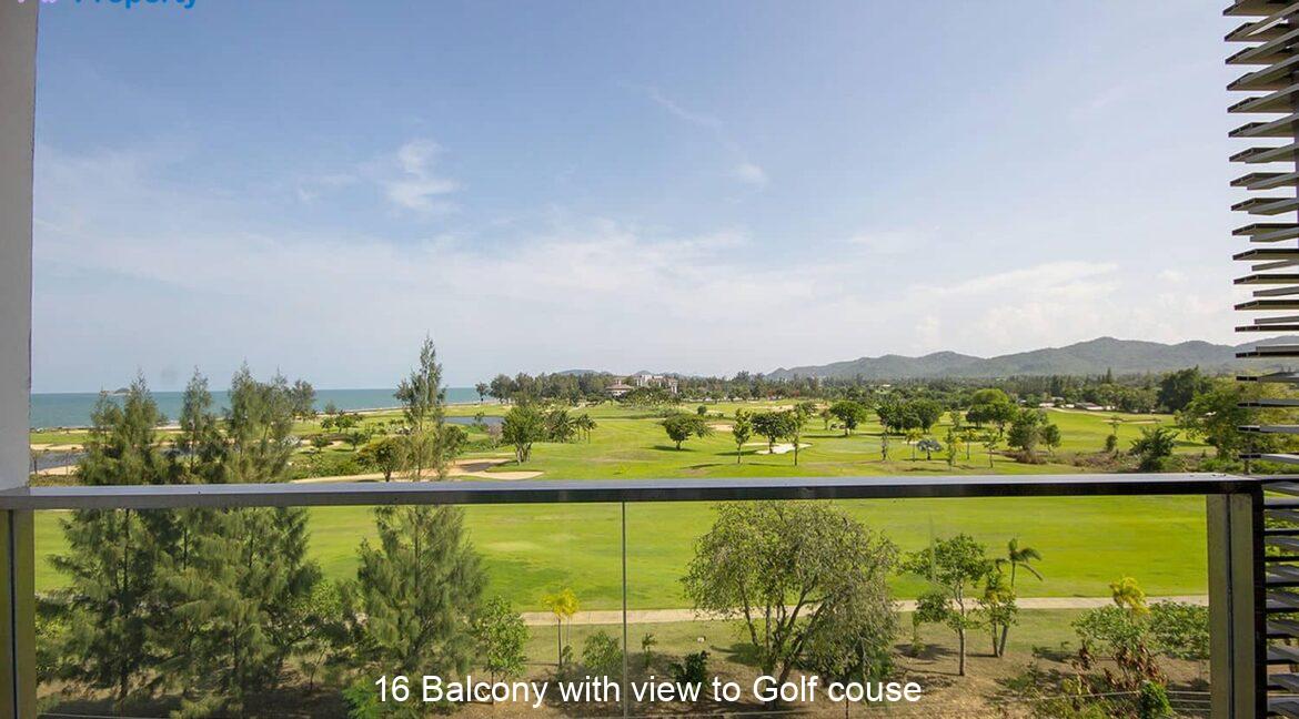 16 Balcony with view to Golf couse